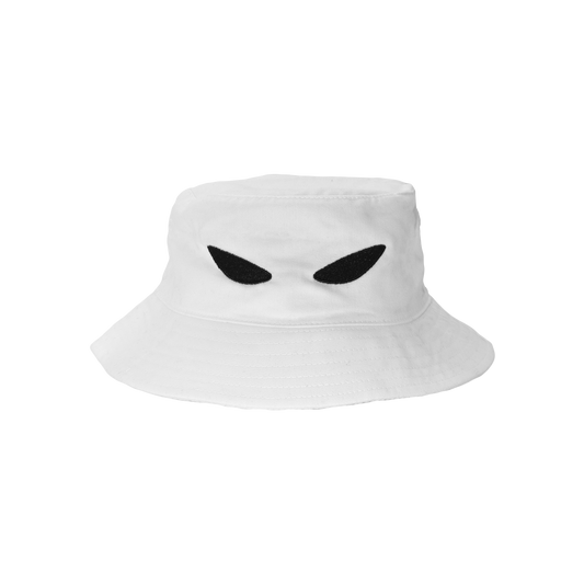 Ambassador Eyes Bucket Hat - White