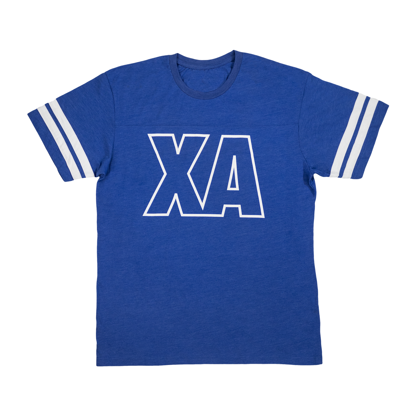 XA Logo Football Tee - Blue