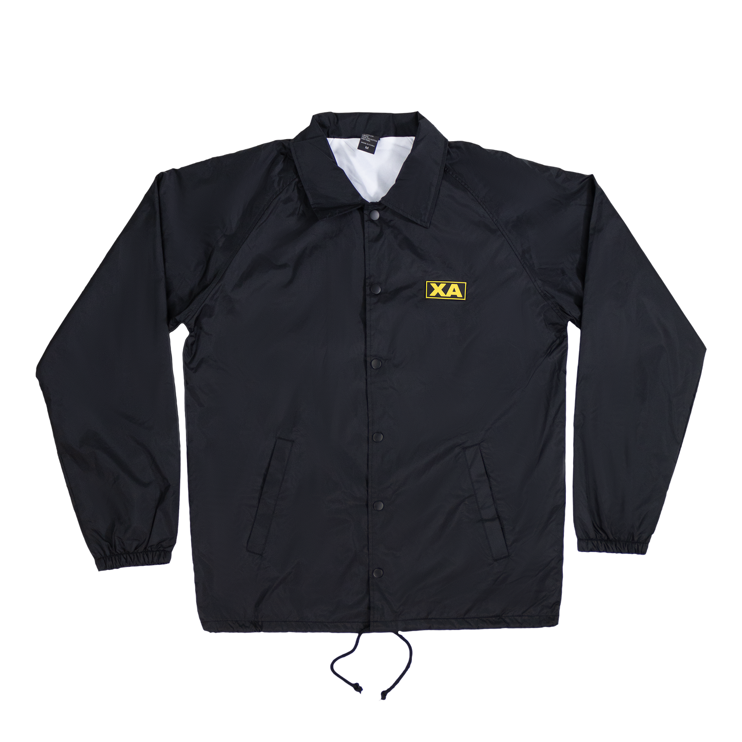 XA Button-Up Nylon Jacket - Black
